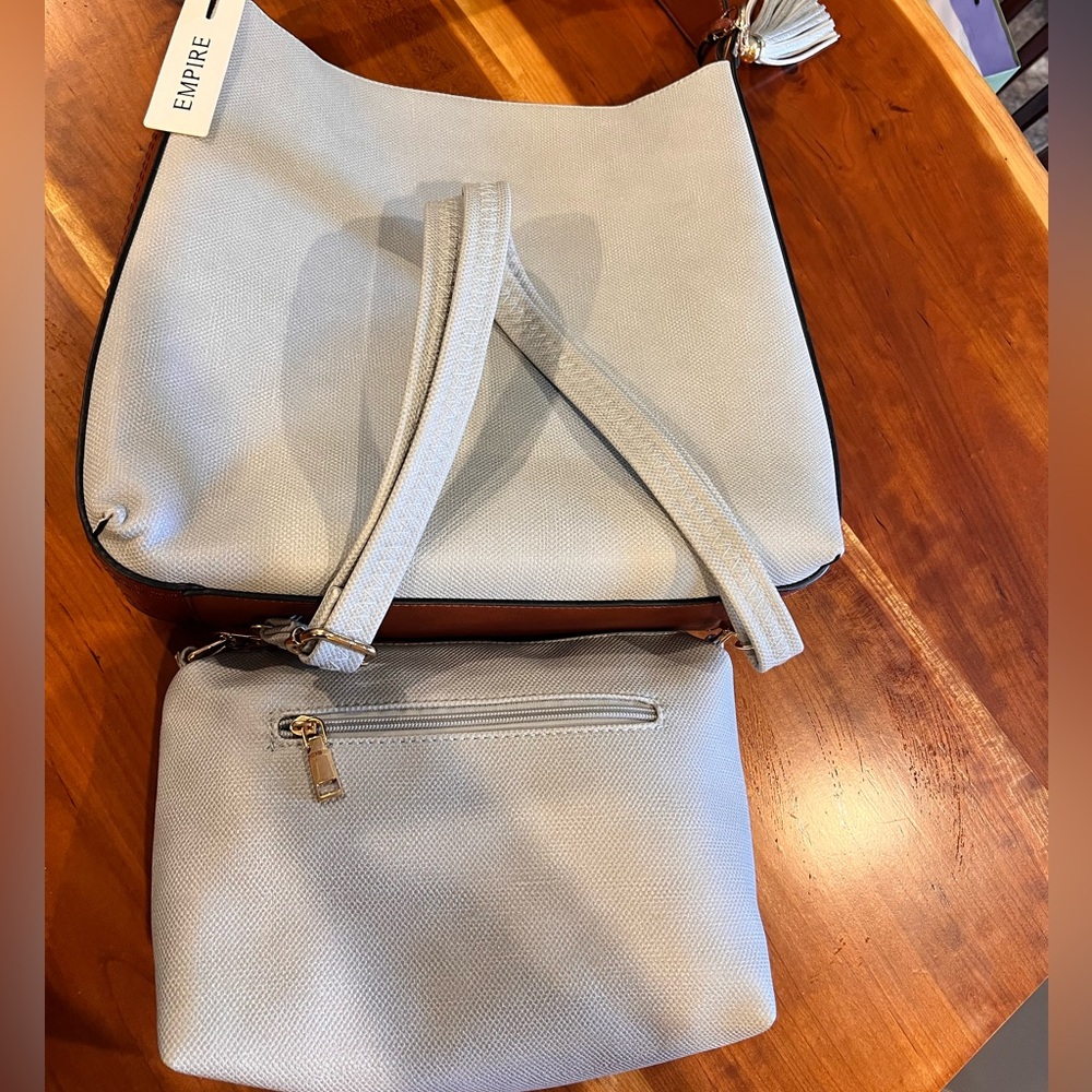 NWT Empire handbag set clutch and bucket tote